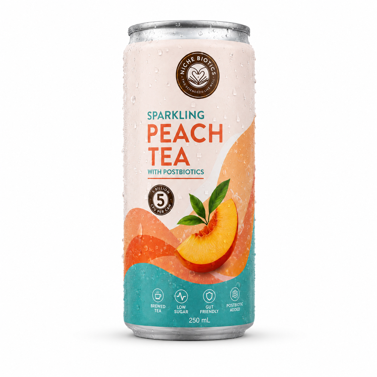 Sparkling Peach Iced Tea